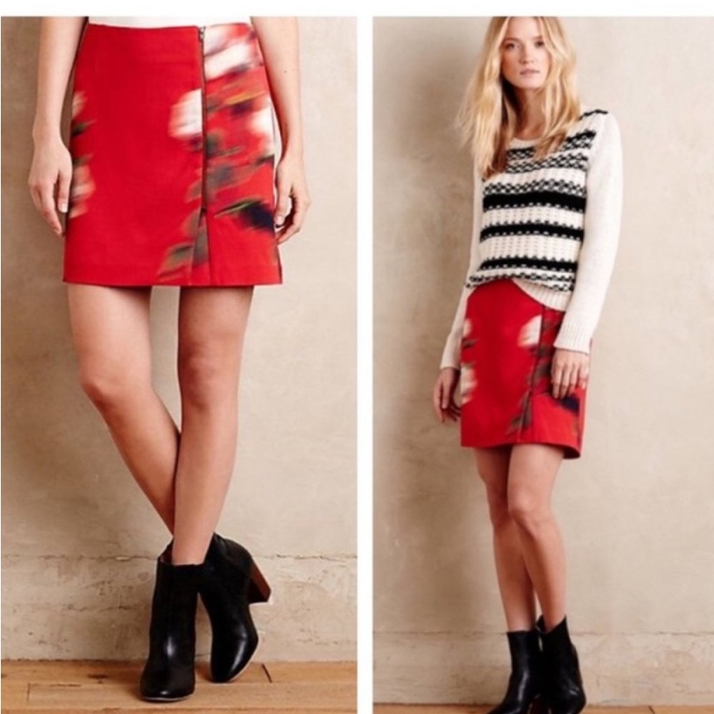 Peter Som x Made In Kind Anthropologie Skirt